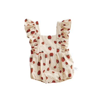Romper sin Mangas con Estampado de Fresas para Mujer - Image 9
