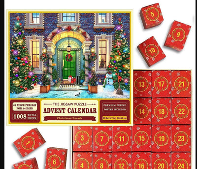 Calendario Adviento Navideño 24 Casillas con Puzzle de 1008 Piezas - Image 7
