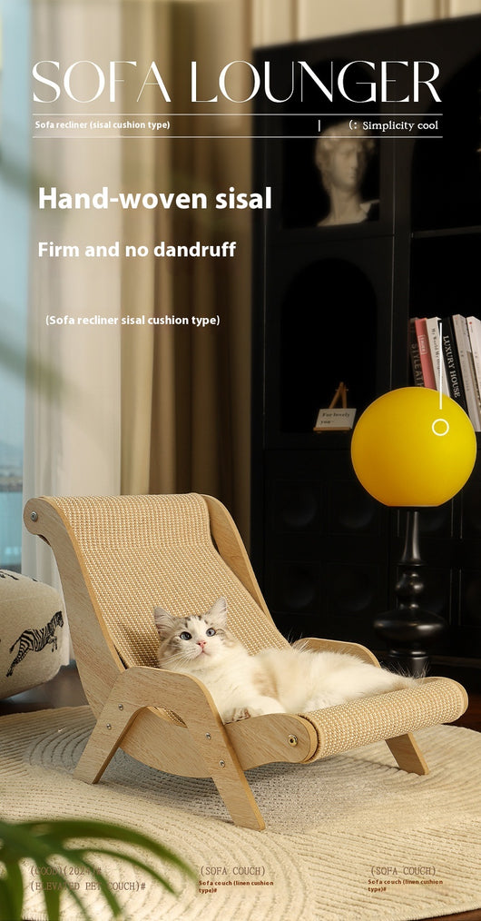Nido Rascador para Gatos con Sisal Transpirable y Reclinable - Image 12