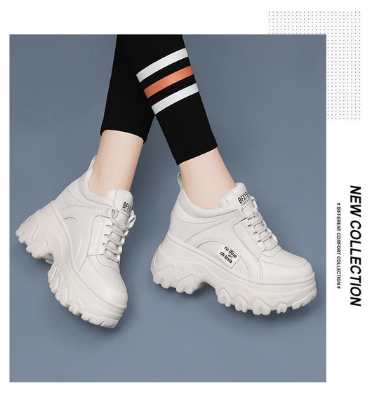 Zapatos Deportivos Dad Shoes con Suela Elevada y Cuero Suave Premium - Image 19