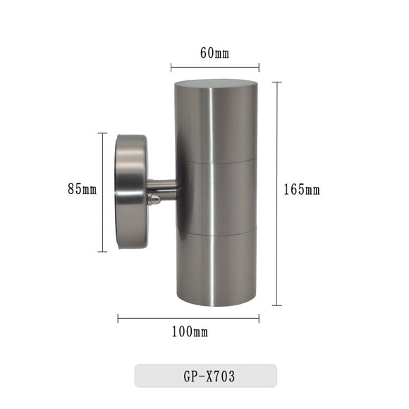 Lámpara LED Luminosa de Acero Inoxidable para Exterior