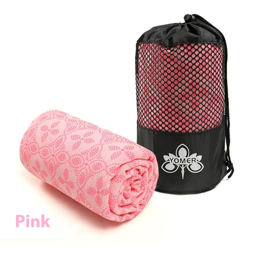 Toalla Antideslizante Absorbente de Yoga con Partículas de Agarre - Image 6