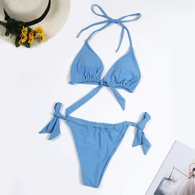 Bikini Escote Halter Multicolor con Cierre Ajustable - Image 17