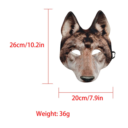 Máscara de Lobo para Disfraz de Carnaval y Fiestas de Halloween - Image 18