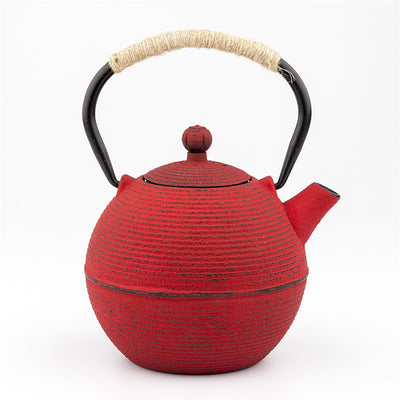 Tetera de Hierro Roja y Amarilla 680ml - Juego de Té Profesional para Restaurantes - Image 14