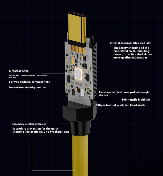 Cable de Carga Rápida con Función de Transferencia de Datos - Image 16