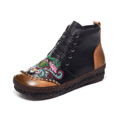 Botas Planas de Mujer con Cordones y Suela Antideslizante - Image 15