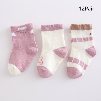 Calcetines de Algodón para Bebé con Animales de Dibujos Animados - Image 16