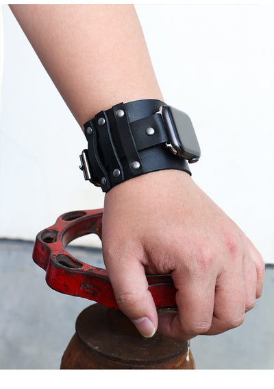 Correa de Reloj Cuero Genuino Estilo Punk - Image 13