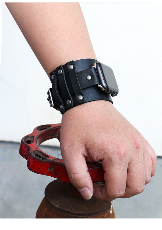 Correa de Reloj Cuero Genuino Estilo Punk - Image 13
