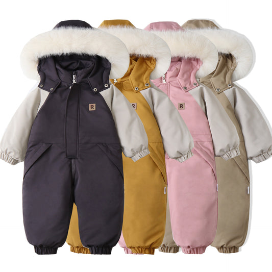 Traje de Esquí Infantil con Combinación de Colores - Mono Térmico - Image 2