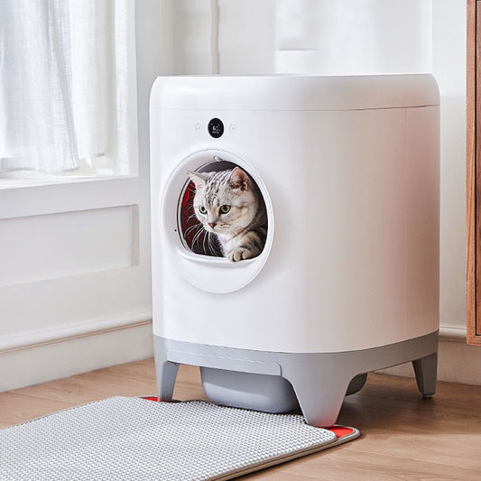 Arenero Automático Inteligente para Gatos 7L con Control por App y Autolimpieza