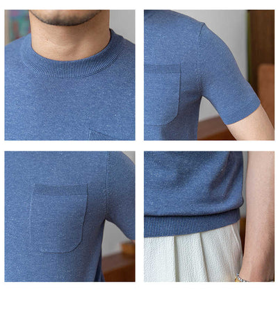 Camiseta Clásica de Cuello Redondo y Manga Corta - Image 7