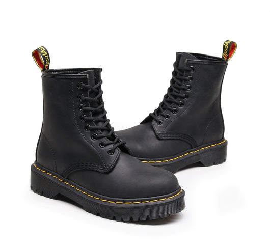 Botas Motociclista de Cuero Genuino Estilo Británico para Mujer - Image 10