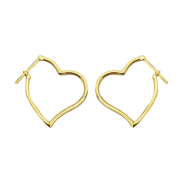 Aretes de Oro Amarillo Au750 Lujo Minimalista para Mujer - Image 4