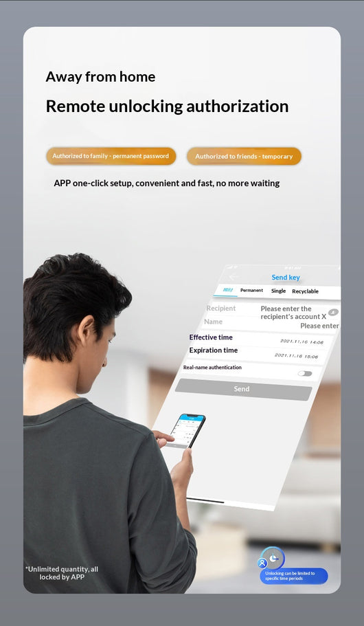Cerradura Inteligente con Huella Dactilar y Visor Digital para Puertas de Seguridad - Image 17