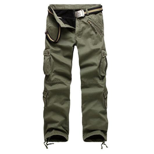 Pantalones de Trabajo Cálidos Talla Grande Forro Polar Grueso Ajuste Holgado - Image 12