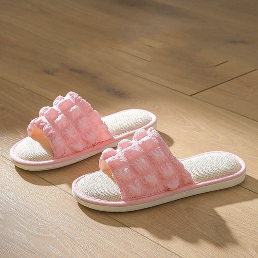 Pantuflas de Lino para Mujer - Cómodas, Transpirables y Antideslizantes - Image 11