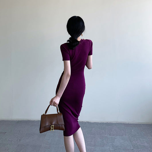 Vestido Slim Fit Retro con Temperamento - Image 7