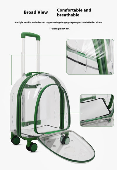 Mochila Transportadora Panorámica para Mascotas con Ventana Transparente - Image 28