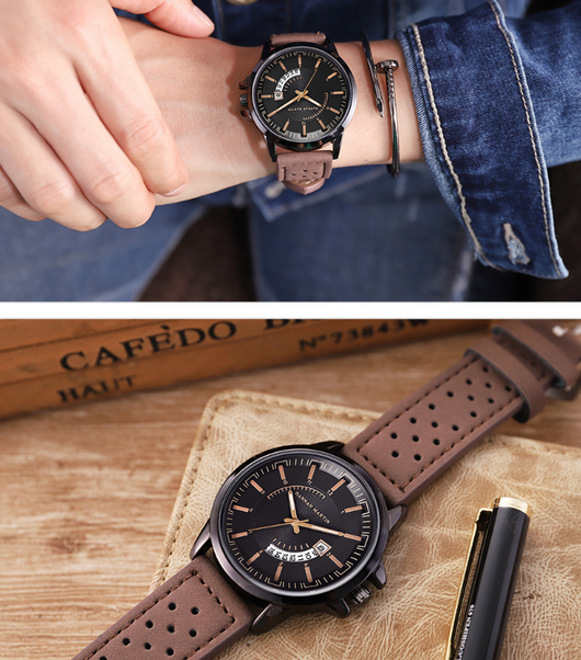 Reloj Deportivo para Hombre con Correa Respirable - Diseño Casual de Verano - Image 3