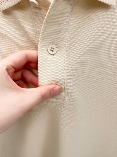 Polo de Algodón Mercerizado Manga Larga para Hombre - Ropa Casual Primavera Otoño - Image 26