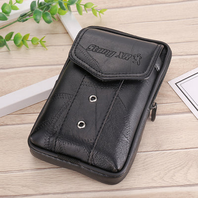 Cinturón Riñonera de Cuero para Hombre - Gran Capacidad - Image 10