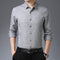 Camisa de Algodón Fina de Manga Larga para Hombre