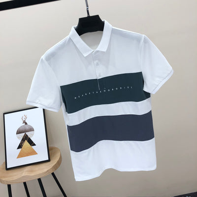 Polo Clásico de Bloques de Color para Hombre - Image 7