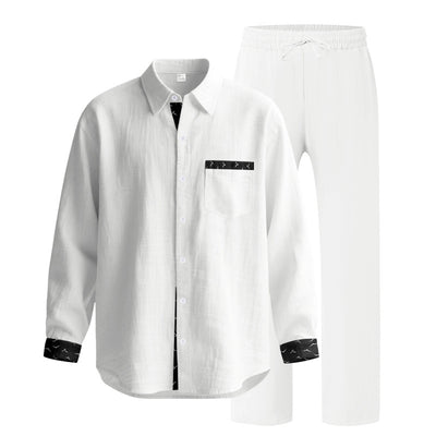 Conjunto de Lino para Hombre: Camisa y Pantalón - Image 24