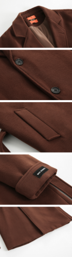 Abrigo de Lana Premium para Hombre - Corte Moderno y Abrigo Reforzado - Image 11