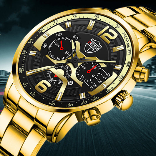 Reloj de Negocios Hombre Acero Inoxidable con Calendario Cuarzo - Image 17