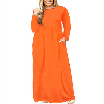 Vestido Largo Suelto Estampado Manga Corta Cuello Redondo para Mujer - Image 22
