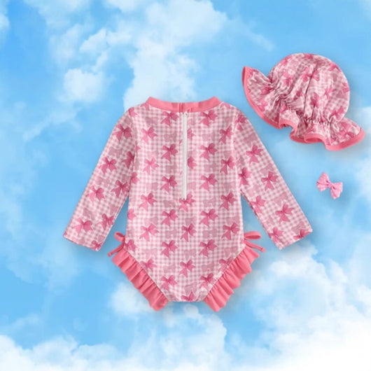 Traje de Baño Infantil con Manga Larga - Diseño Adorable para Niñas - Image 4