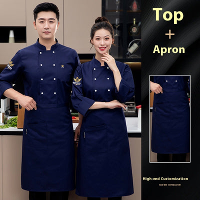 Uniforme Culinario Ligero para Hombre - Tela Transpirable Verano - Image 9