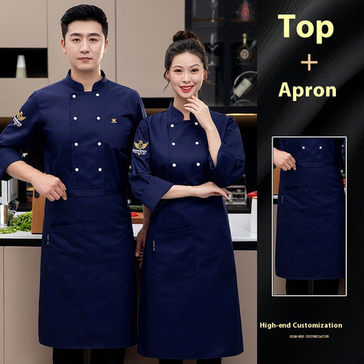 Uniforme Culinario Ligero para Hombre - Tela Transpirable Verano - Image 9