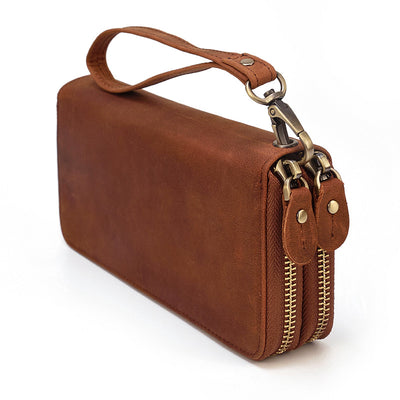 Cartera Doble de Cuero Vintage para Hombre - Image 15
