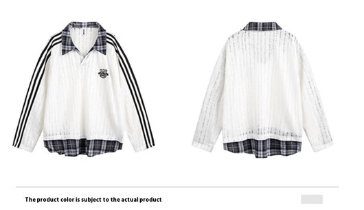Sudadera Oversized con Rayas Contrastadas y Costuras Decorativas - Image 12