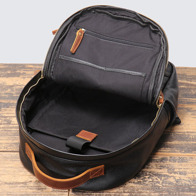 Mochila de Viaje Premium en Cuero Genuino Top Grain para Hombre - Image 4