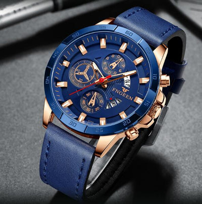 Reloj Deportivo Multifuncional para Hombre con Seis Agujas y Tres Esferas