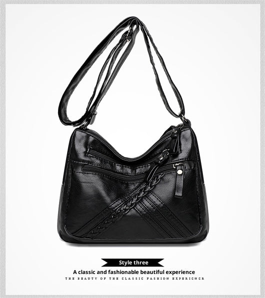 Bolso Bandolera de Cuero Suave para Mujer Madura - Elegancia y Comodidad - Image 26