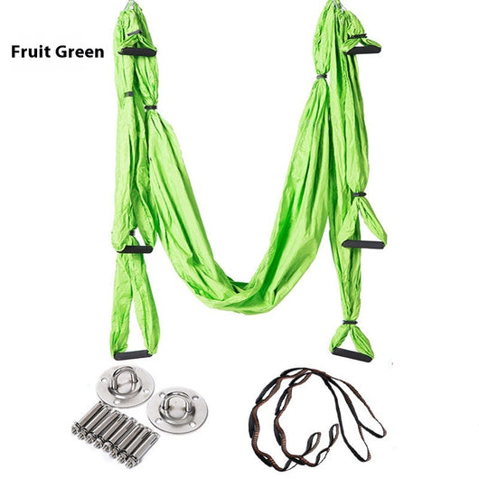 Hamaca de Yoga Aéreo Completa con 6 Asas - Soporte Máximo sin Elasticidad - Image 30