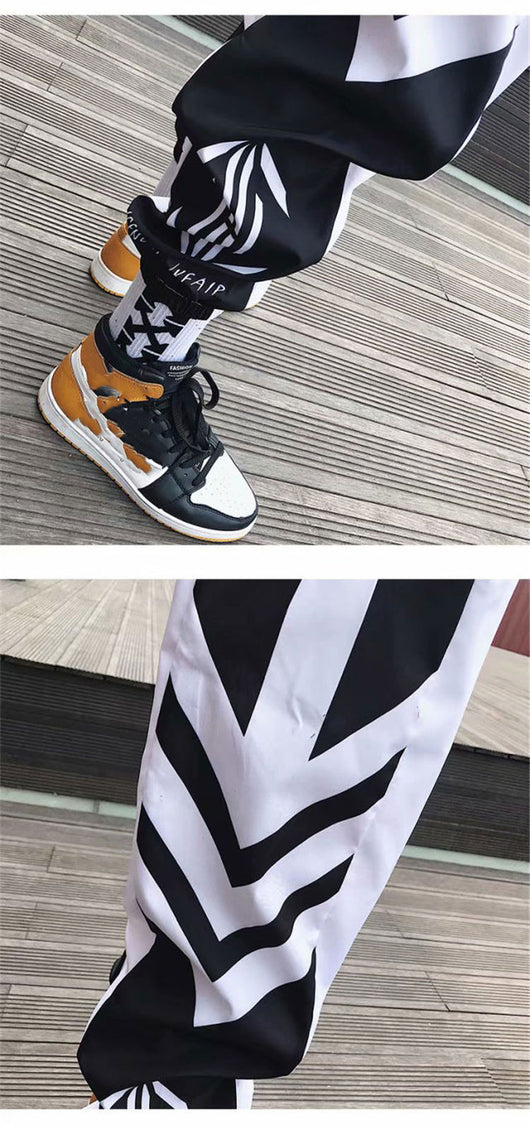 Pantalones Casuales Hombre Colorblock Sueltos Versátiles - Image 7
