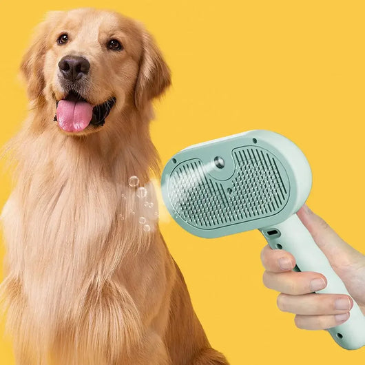 Peine Deslanador con Spray de Agua para Mascotas - Cepillo Desmañador para Perros y Gatos - Image 4