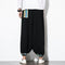 Pantalones Anchos Étnicos Nepaleses con Tirantes Retro para Hombre