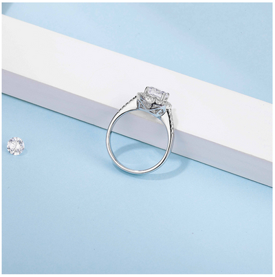 Anillo de Plata S925 Mosaingshi Retro Minimalista - Joyería de Plata Blanca - Image 5