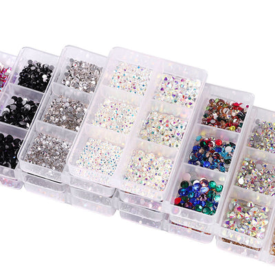 Stickers de Uñas Porcelana Blanca - 6 Compartimentos - Image 33