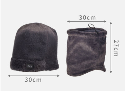 Conjunto Abrigador de Gorro y Bufanda para Otoño e Invierno - Image 6