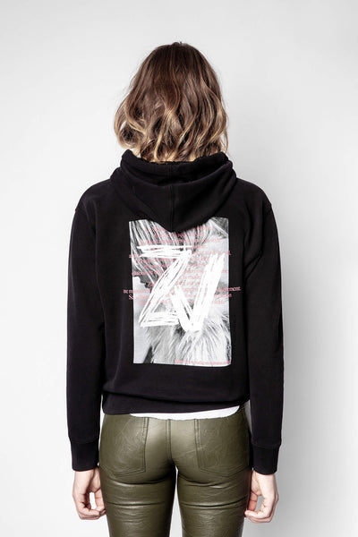 Sudadera Hoodie Suelta con Estampado Digital - Image 13