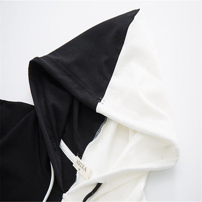 Sudadera con Capucha de Contraste Amplia y Versátil - Image 9